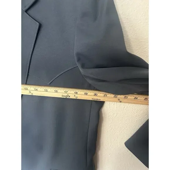 Circle S Mens Western Suit 42R Blazer 38 Pants Gray 2Pc Dallas TX Yokes Cowboy